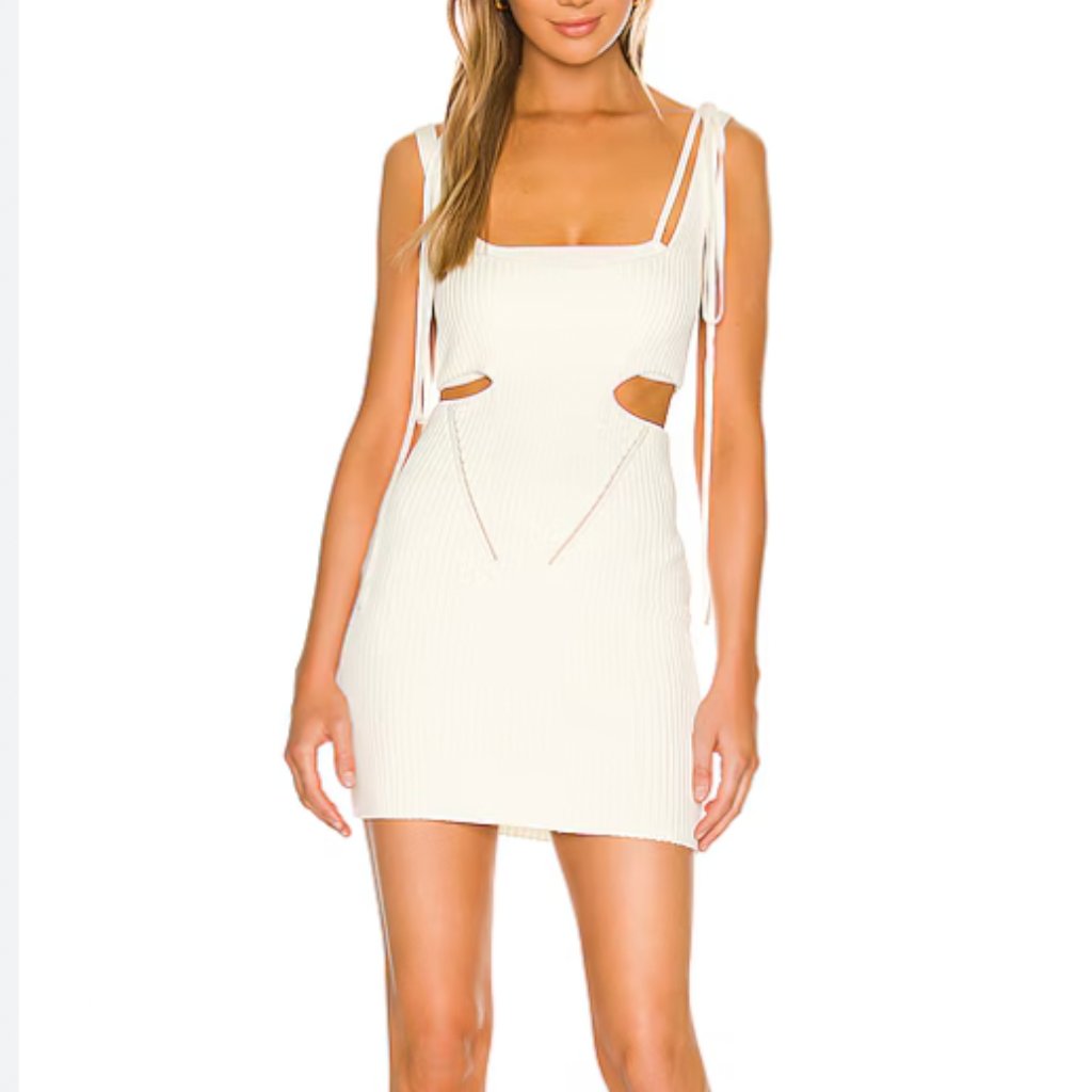 Nwot Anna October Kate Dress In White